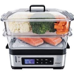 "Steba 6L Stainless Steel Food Steamer - Healthy Cooking Made Easy!"
